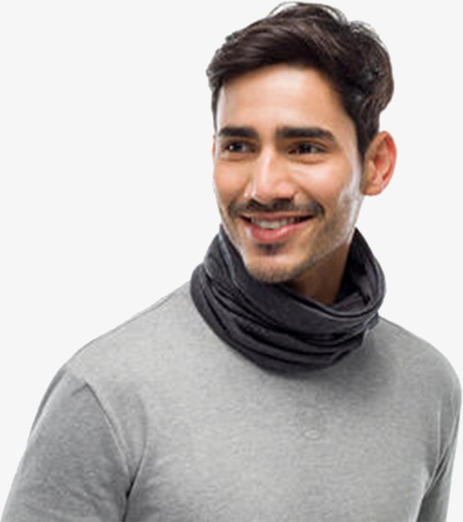 Buff Merino Wool lightweight solid grey