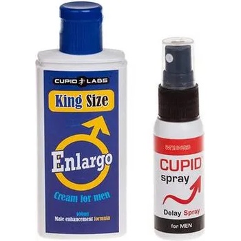 Image 1 of CUPID LABS Задържащ спрей за мъже Cupid Spray + Крем за уголемяване на пениса Enlargo