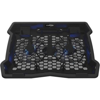 Canyon CNE-HNS03 chladiaci podstavec s ventilátorom pre notebook 10"-15.6", LED podsvietenie, čierny CNE-HNS03