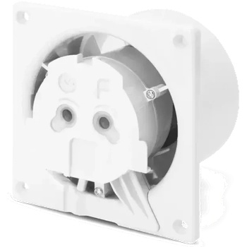 airRoxy Вентилатор за баня dRim, Ф100 S BB, със сменяеми панели, бял, с лагери, 01-060 airRoxy (D00590001205)