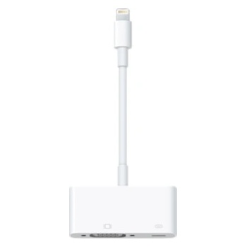 Apple Lightning към VGA Adapter за iPhone, iPad и iPod с Lightning (md825zm/a)