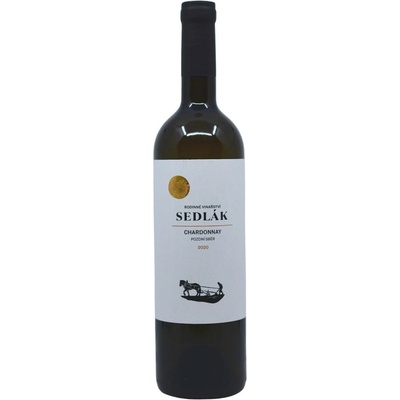 Sedlák Chardonnay pozdní sběr Suché bílé 2024 13% 0,75 l (holá láhev)