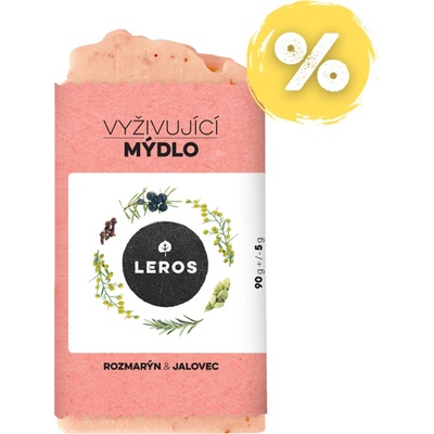 Leros Vyživující mýdlo rozmarýn & jalovec 90 g – Hledejceny.cz