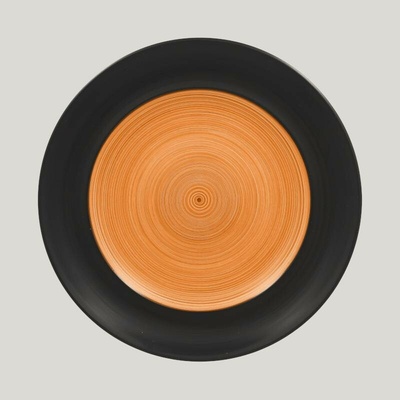 RAK Porcelain Trinidad talíř mělký 29 cm, oranžový RAK-TRCLFP29BC