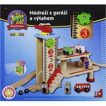 Nádraží s garaží a výtahem