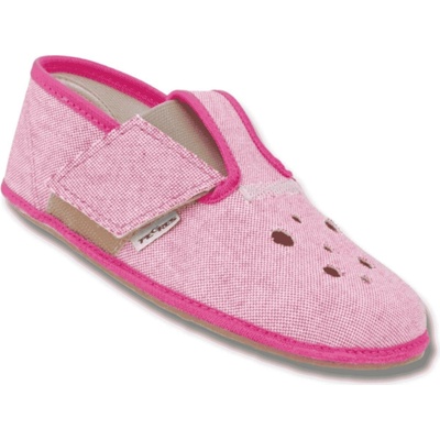 Dětské barefoot bačkory PEGRES BF03 Růžová