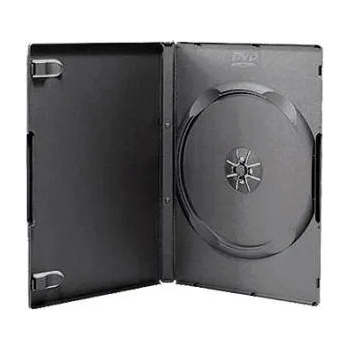 DVD-BOX 14 mm Единична черна за DVD