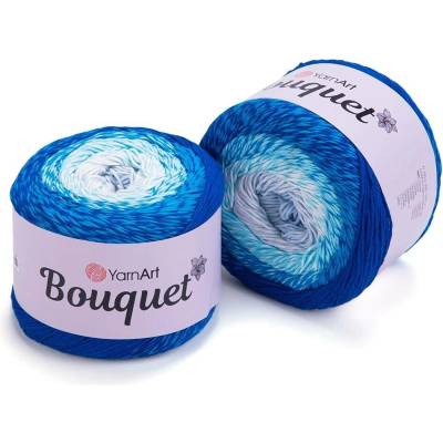 Yarn Art Bouquet 718 odstíny modré