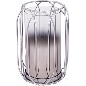 Eurolamp Сребрист свещник 26x19 см (EU0757)