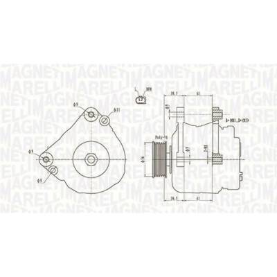 generátor MAGNETI MARELLI 063731818010