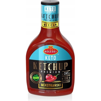 Roleski Keto Ketchup premium mexický 425 g