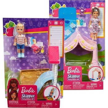 Mattel Игрален комплект Barbie, Детегледачка с аксесоари, Асортимент, 1710099