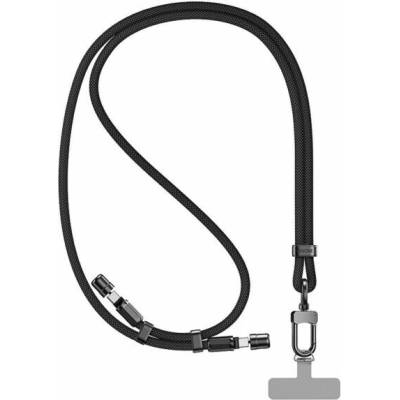 Wekome WDC-70 2v1 opletaný nabíjací a dátový a šnúrka USB-C na USB-C 1,6m černý
