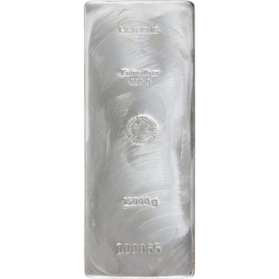 Heraeus investičná strieborná tehlička 15000 g