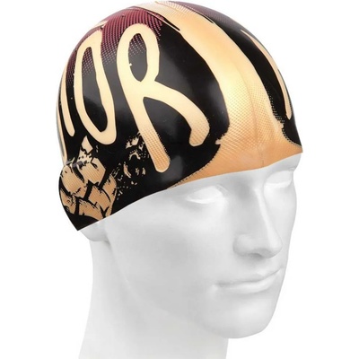 Mad Wave плувна шапка mad wave motor swim cap черно/жълто