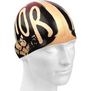 Mad Wave плувна шапка mad wave motor swim cap черно/жълто
