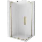 Mexen Velar L Duo плъзгаща се душ кабина 90 x 80 cm, матирано, златно - 871-090-080-02-33-50 (871-090-080-02-33-50)