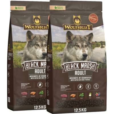 Wolfsblut Черна блатна възрастна храна 2 x 12, 5 кг