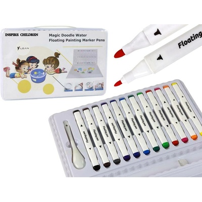mamido Sada barevných vodních fixů v kufříku 12 kusů