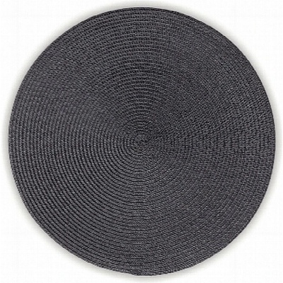Kela Prostírání KIMYA PP plastik šedá H 0,2cm / Ř 38cm