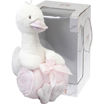 Gamberritos Одеало 80х110 + играчка Пате, розово (110124)