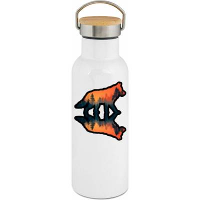 123TRIKO termoska Vlk, lesní odraz 500 ml