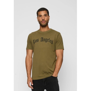 Mister Tee Тениска Los Angeles Wording Tee olive XXLUB-MT1578-00176 - Тъмносив, размер M