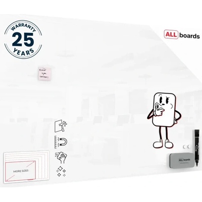 ALLboards PREMIUM TSO120x120 skleněná tabule 120 x120 cm