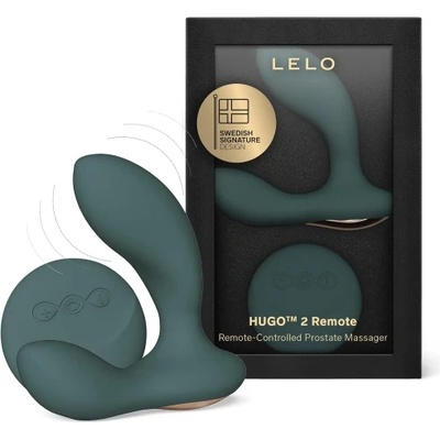 LELO Простатен стимулатор с дистанционно Lelo Hugo 2 Remote зелен