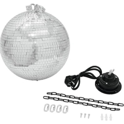 Eurolite Zrcadlová koule 30cm SET včetně motorku