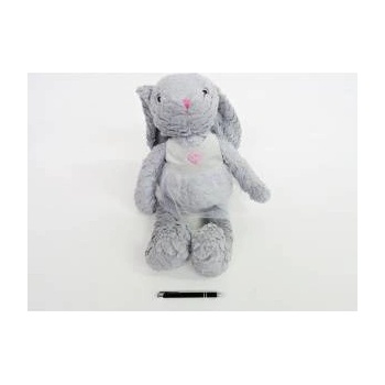 Tulilo Mascot Bunny Rose 32 cm grey