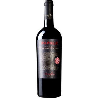 Varvaglione Primitivo di Manduria Papale suché červené 2022 14% 0,75 l (čistá fľaša)