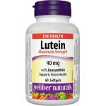 Webber Naturals Lutein with Zeaxanthin Extra Strength 40 mg [60 Гел капсули]