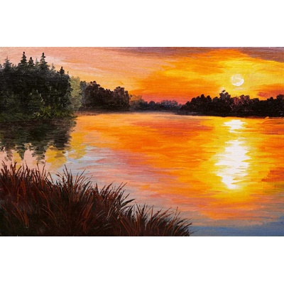 DIMEX ART Флизелинов фототапет картина - езеро 375 x 250 см