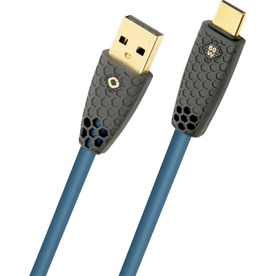 Oehlbach D1C9578 USB USB-C ® zástrčka USB-A zástrčka 1m petrolejový
