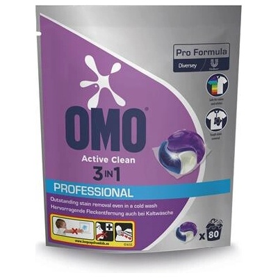Omo Active Clean 3in1 Kapsuly na pranie 80 ks