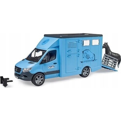 Bruder Mercedes Sprinter pro přepravu koní s figurkou 02674