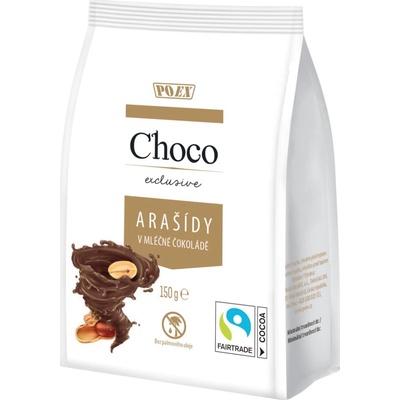 POEX Arašídy v mléčné čokoládě 150 g