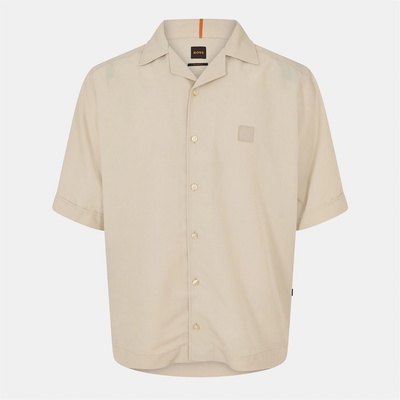 HUGO BOSS Риза с дълъг ръкав Boss Men's Long Sleeve Oxford Shirt - Light Beige