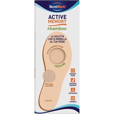 Tecniwork Active Memory Bamboo vložky z paměťové pěny a potahem z bambusových vláken