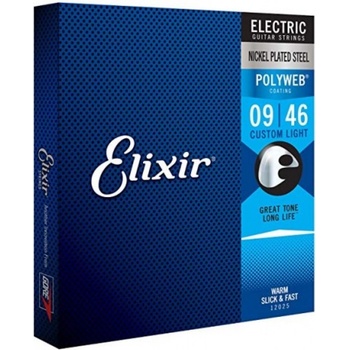 Elixir Струни за електрическа китара ELIXIR 12025 Custom Light 09-46