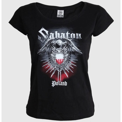 Tričko metal CARTON Sabaton Poland černá