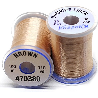 Vázací nit • UHMWPE FIBER LINE • 100m - Tloušťka 30D, Barva Světle hnědá