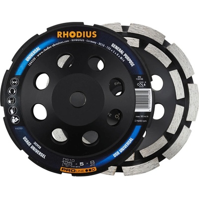 Rhodius Diamantový brusný hrnec 125 x 5,0 x 8,0 x M14 mm DS10 302928