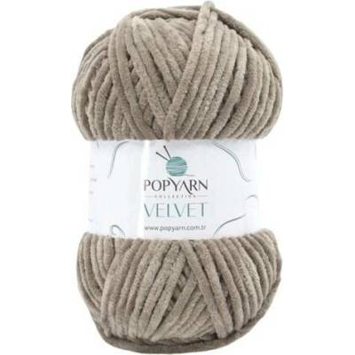 POPYARN Pletací příze Velvet B017 - norek
