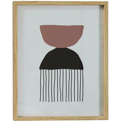 Dekorativní obraz Art-deco Intesi 60x45 cm do obýváku v dřevěném rámu MDF