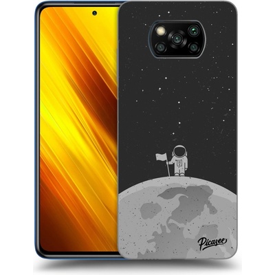 Pouzdro Picasee silikonové Xiaomi Poco X3 - Astronaut černé