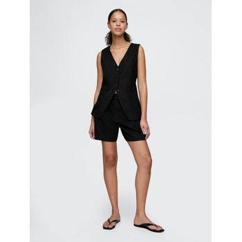 GAP Ленени къси панталони GAP GAP | Cheren | ЖЕНИ | S