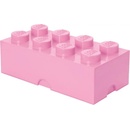 LEGO® úložný box 25 x 50,2 x 18,1 cm světle ružová