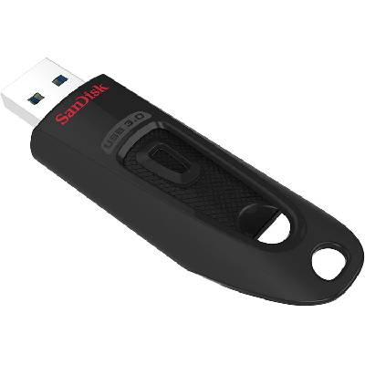 USB памет SanDisk Ultra USB 3.0, 512GB, 100 Mb/s, Черен (SDCZ48-512G-G46)